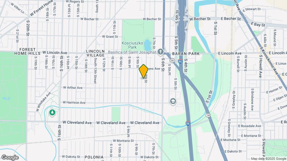 2459 S 8th St Map and Location Details