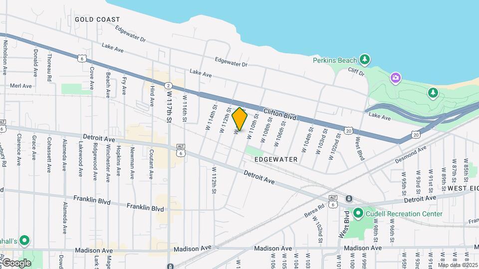 1319 W 111th St Map and Location Details