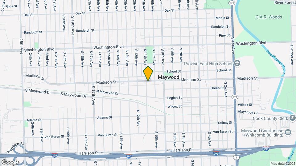 1018 Madison St Map and Location Details