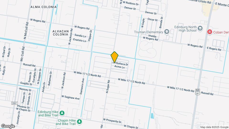 1513 Acme Ln-Unit -B Map and Location Details