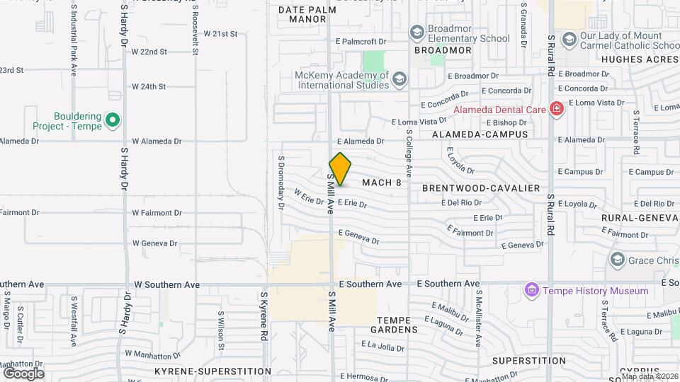 9 E Del Rio Dr Mapa y Detalles de la Ubicación