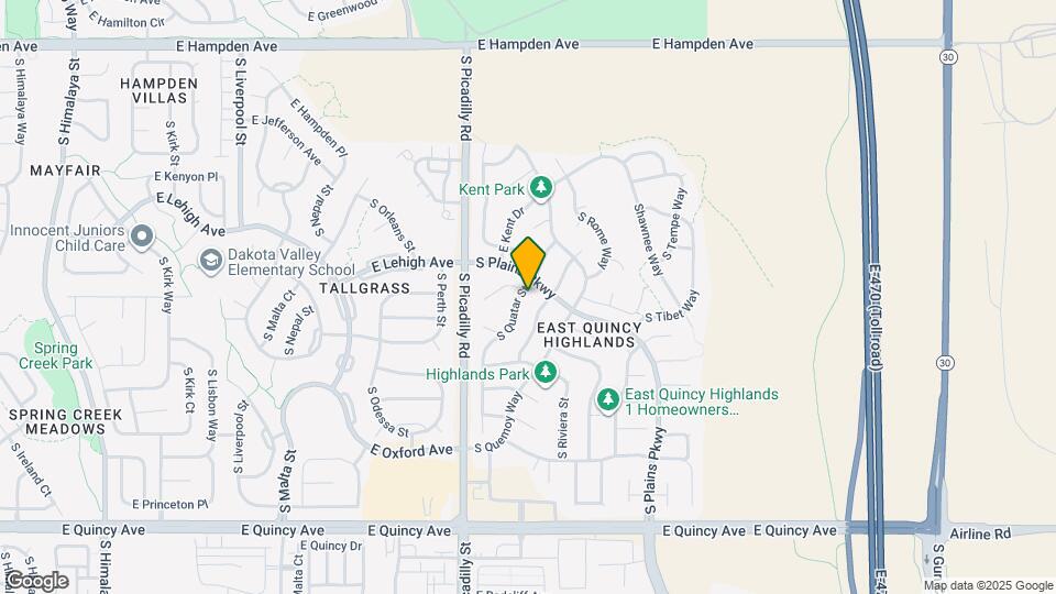 3910 S Quatar St Map and Location Details