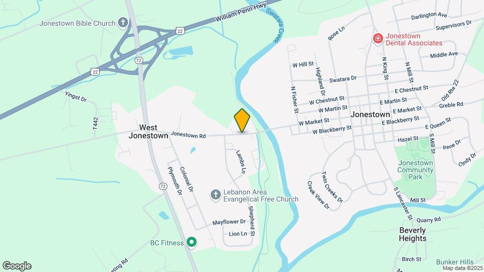 414-416 Jonestown Rd Mapa y Detalles de la Ubicación