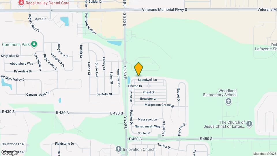 2602 Speedwell Ln Map and Location Details