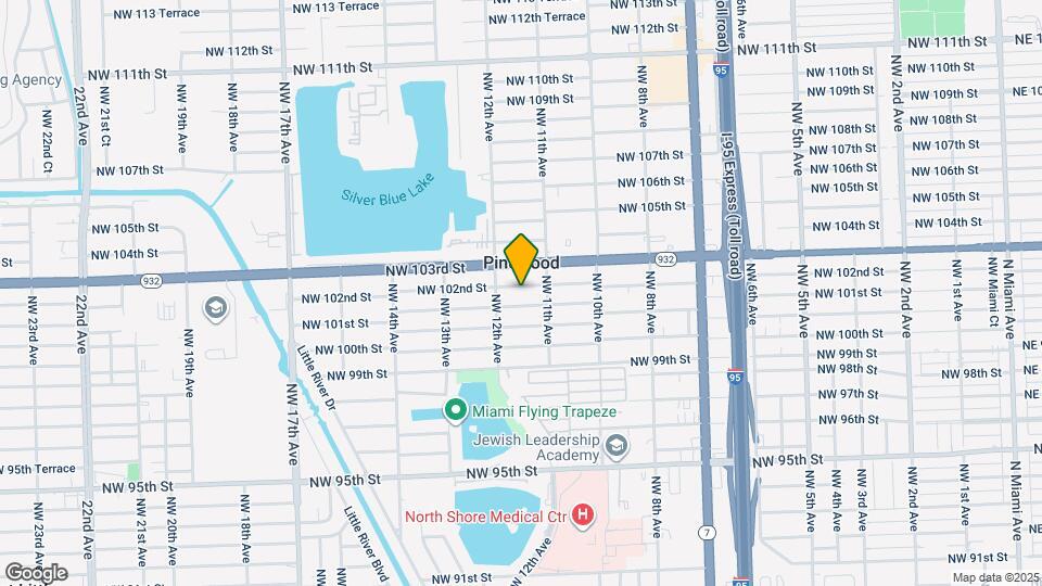 1150 NW 102nd St Map and Location Details