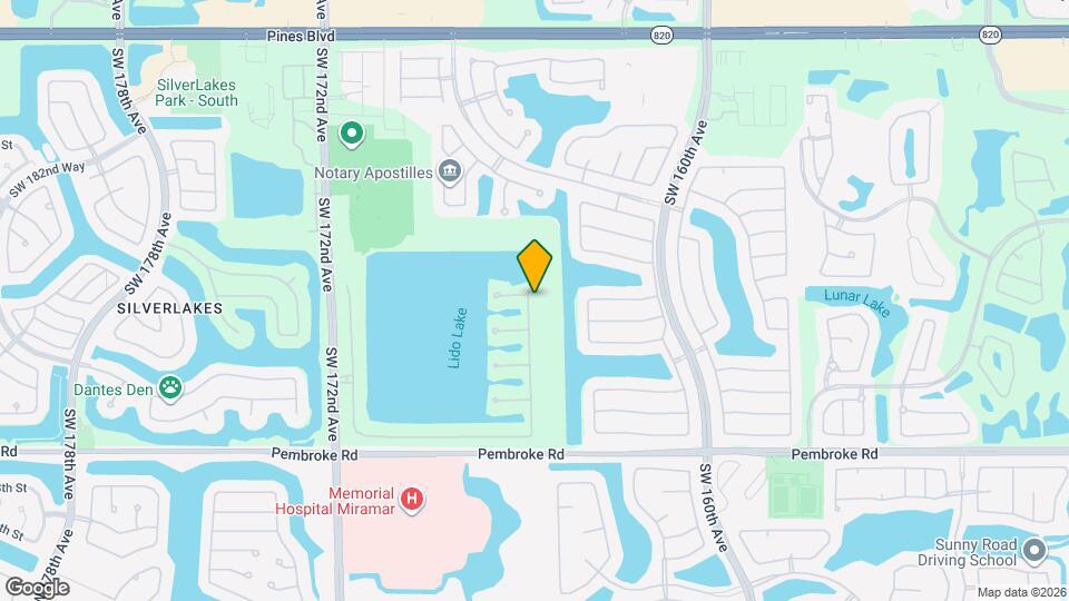833 SW 167th Ave Map and Location Details