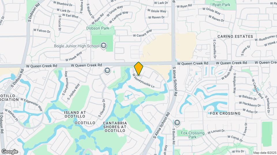 1302 W Honeysuckle Ln Map and Location Details