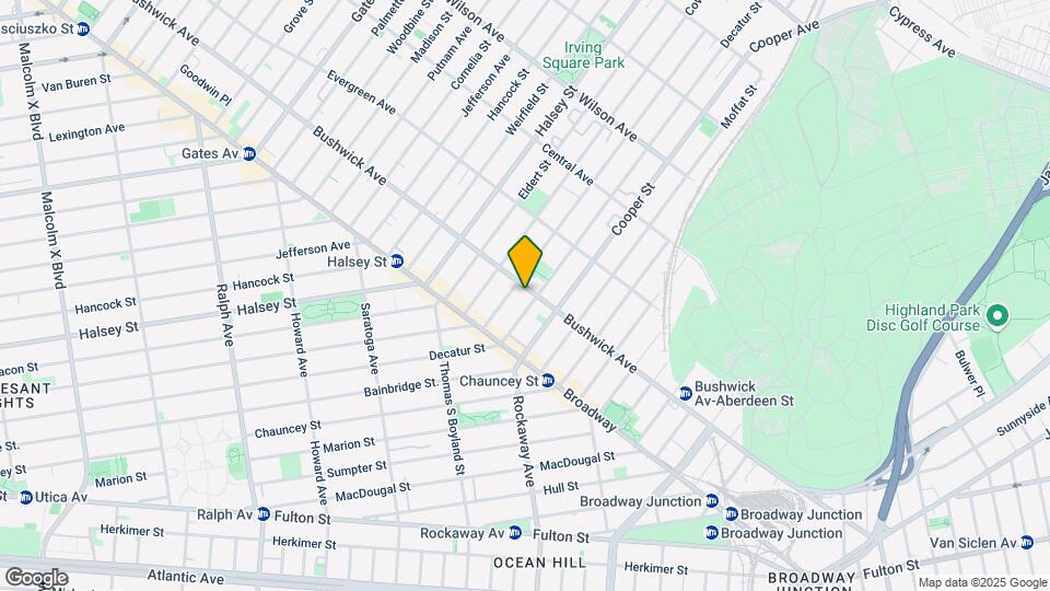 1354 Bushwick Ave, Unit FL 1 Map and Location Details