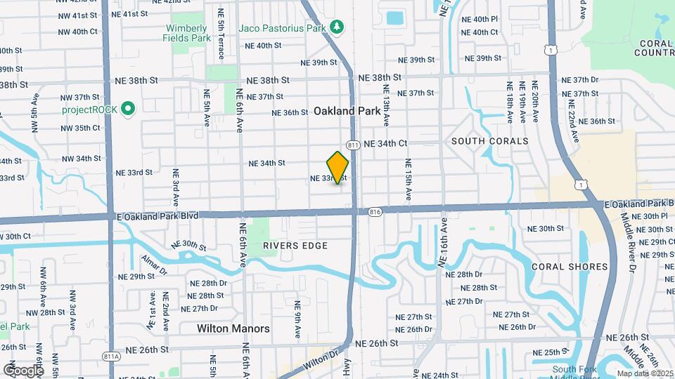 1099 NE 32nd St Mapa y Detalles de la Ubicación