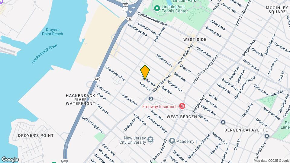 43 Clarke Ave Mapa y Detalles de la Ubicación