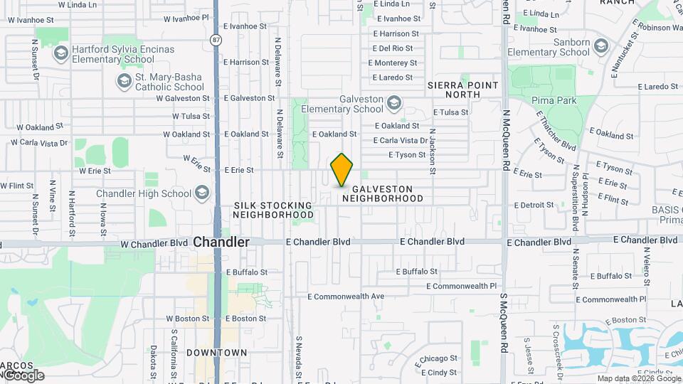 341 N Fresno St, Unit 4F Map and Location Details