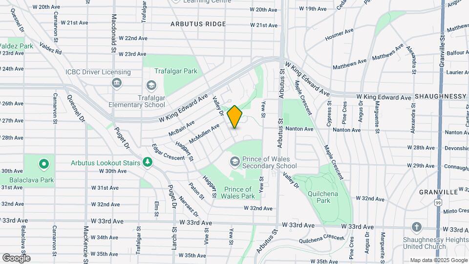 4350 Valley Dr Map and Location Details