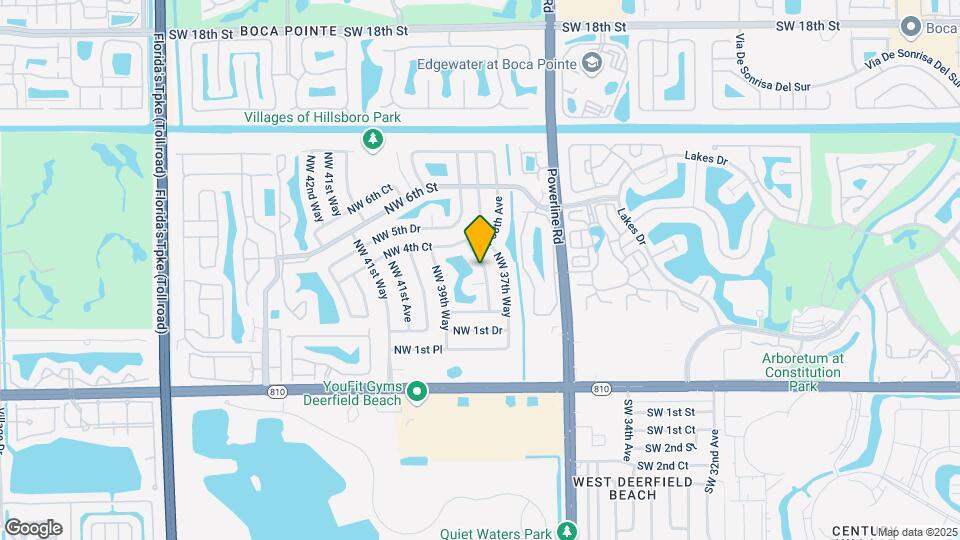 379 NW 38th Way Map and Location Details