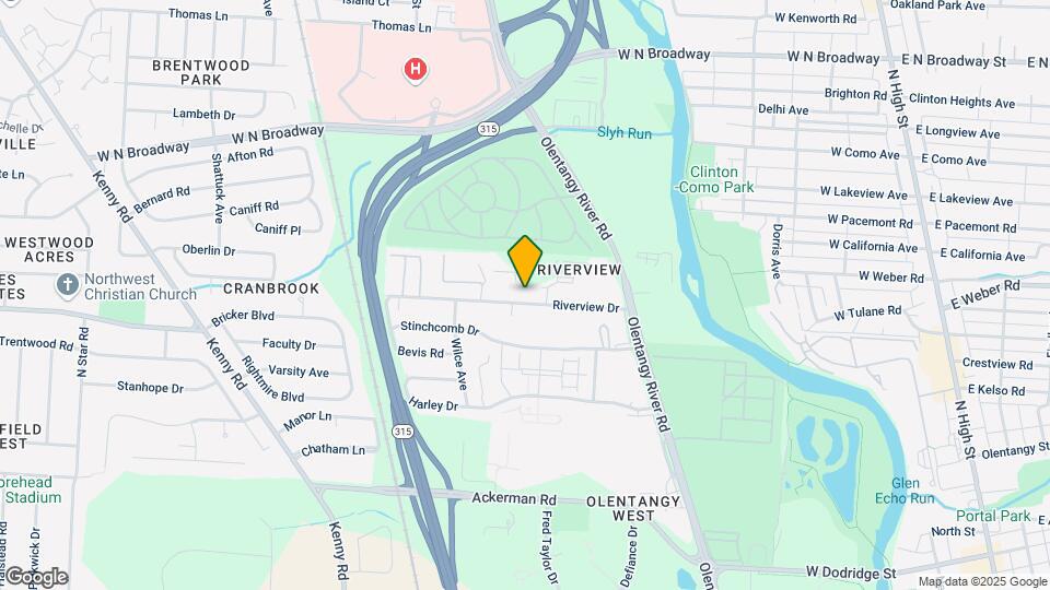616 Riverview Dr Map and Location Details