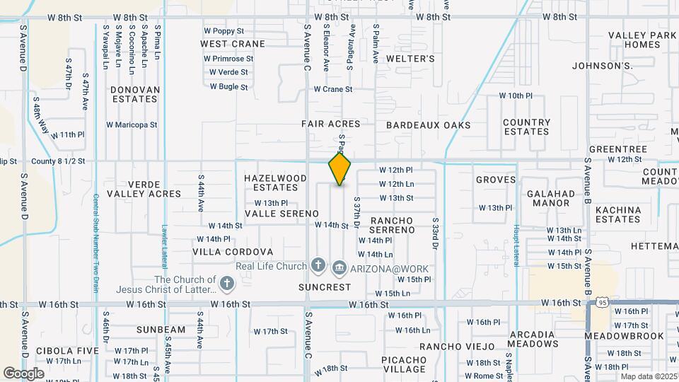 1276 S Pagent Ave Map and Location Details