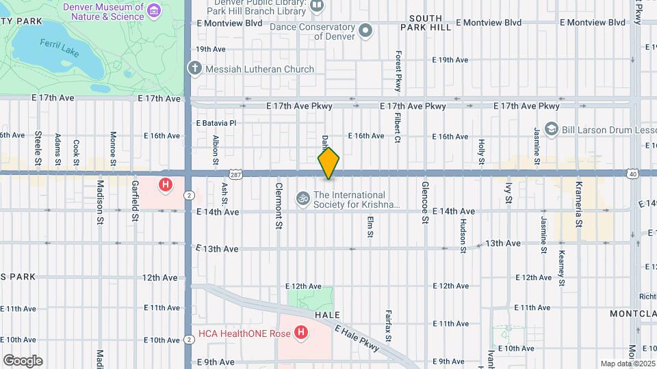 1463 N Dahlia St Map and Location Details