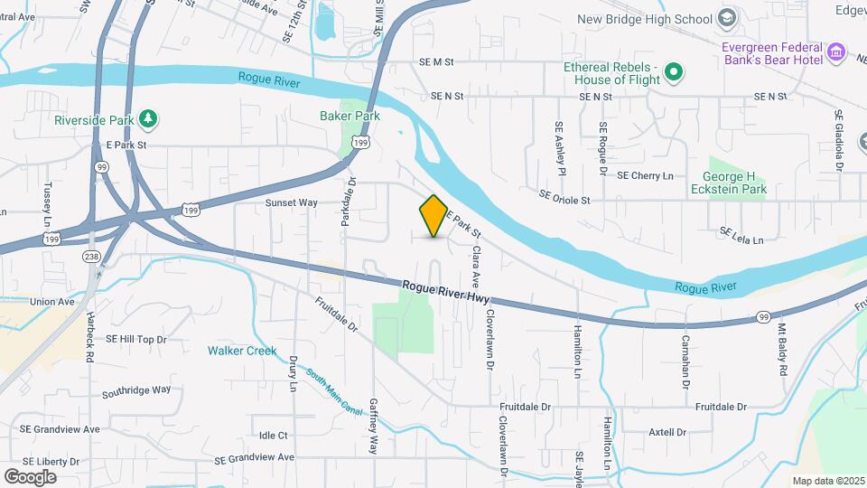 1051 E Park St Map and Location Details