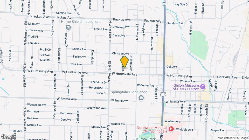 501 Sherman St Mapa y Detalles de la Ubicación
