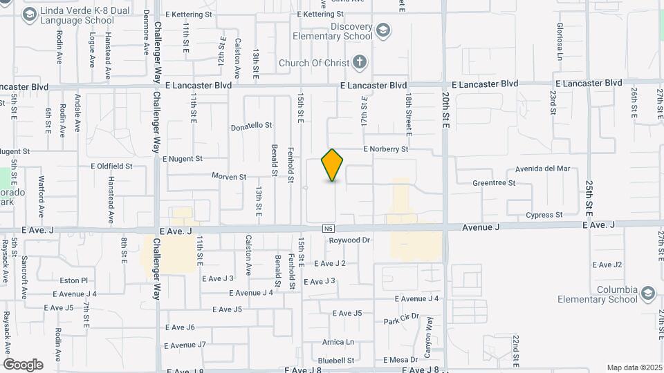 44466 15th St E Map and Location Details