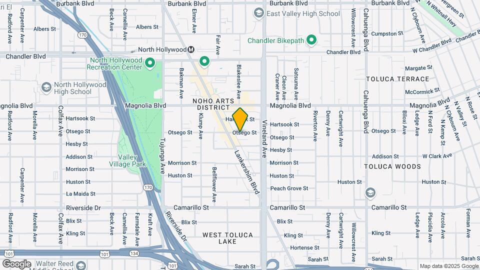 11054 Otsego St Map and Location Details