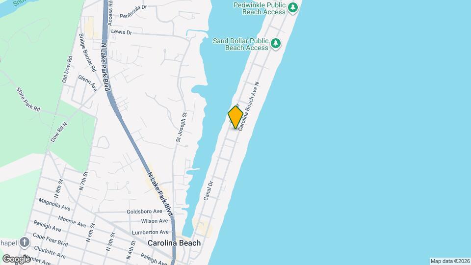 809 Carolina Beach Ave N Map and Location Details