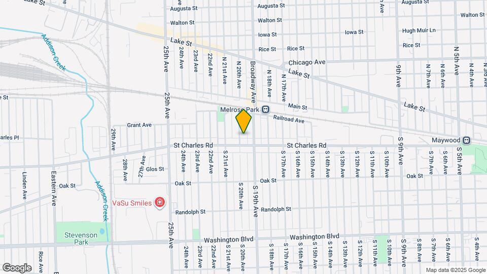 47 S 20th Ave Map and Location Details