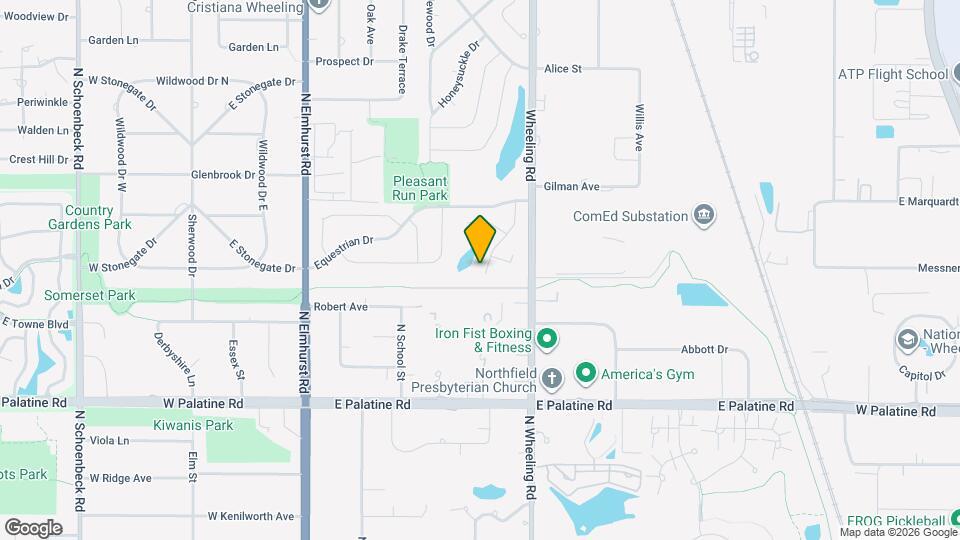 1376 Longacre Ln Map and Location Details