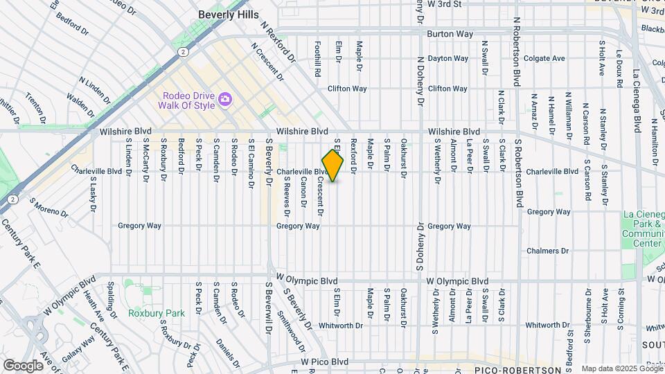 221 S Elm Dr Map and Location Details