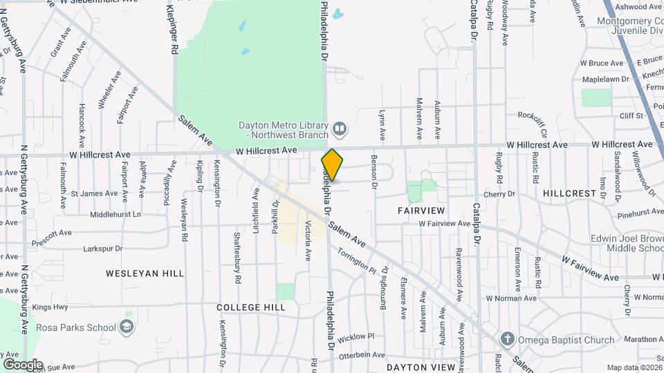 1076 Sherwood Dr Map and Location Details