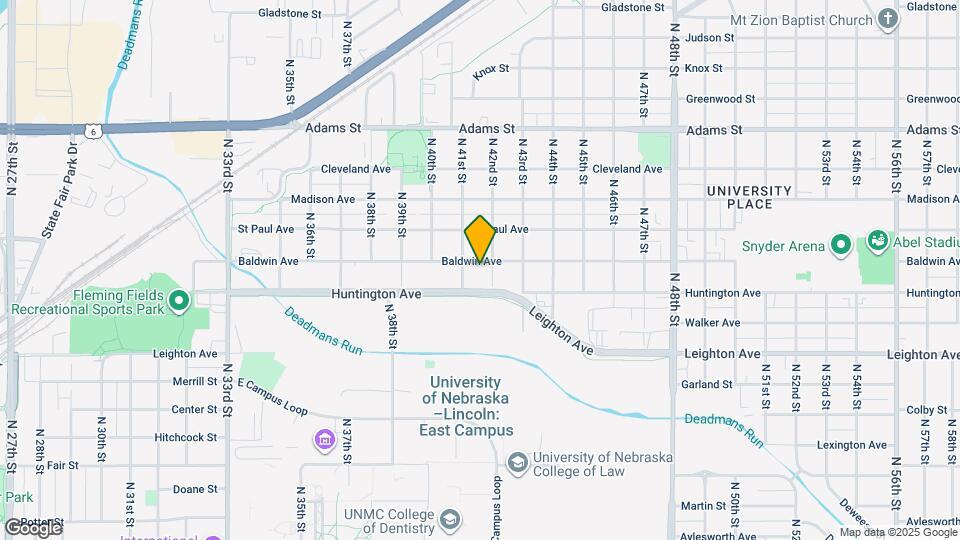 4127 Baldwin Ave Map and Location Details