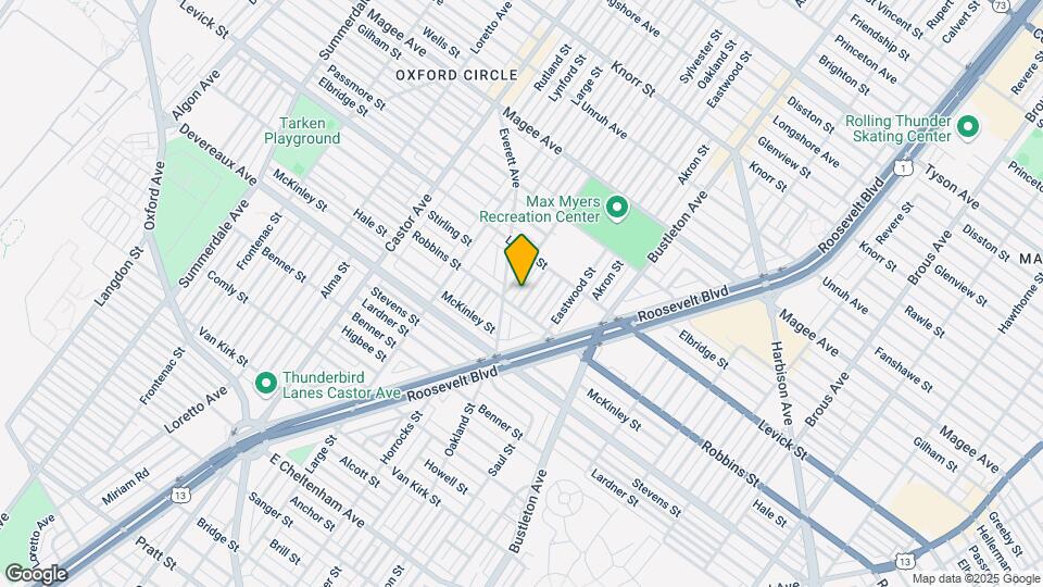 6312 Sylvester St Map and Location Details