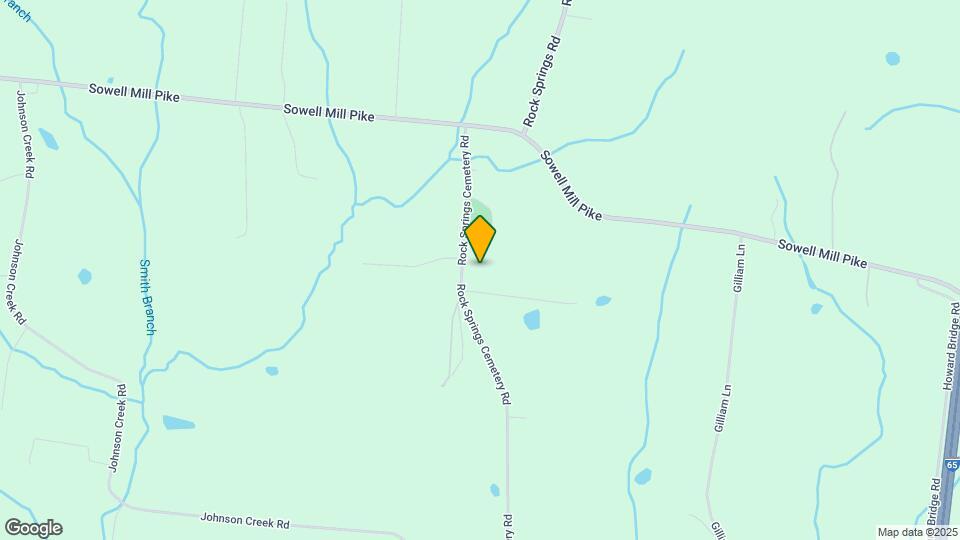 2475 Rock Springs Cemetery Rd Map and Location Details