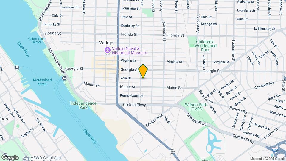 709 York St-Unit -A Map and Location Details