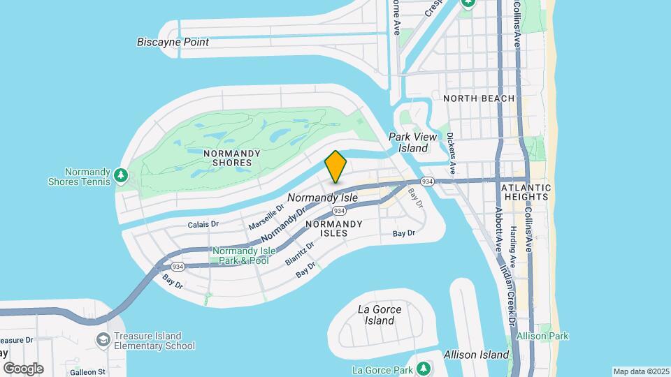 1225 Normandy Dr Map and Location Details