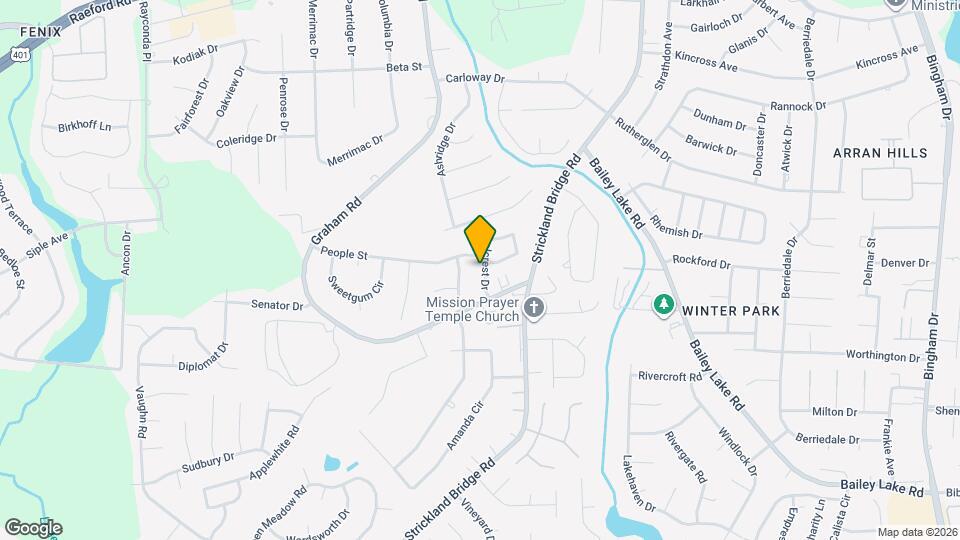 1574 Hazelcrest Dr Map and Location Details