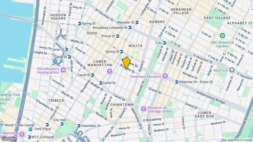 169 Mott St Mapa y Detalles de la Ubicación