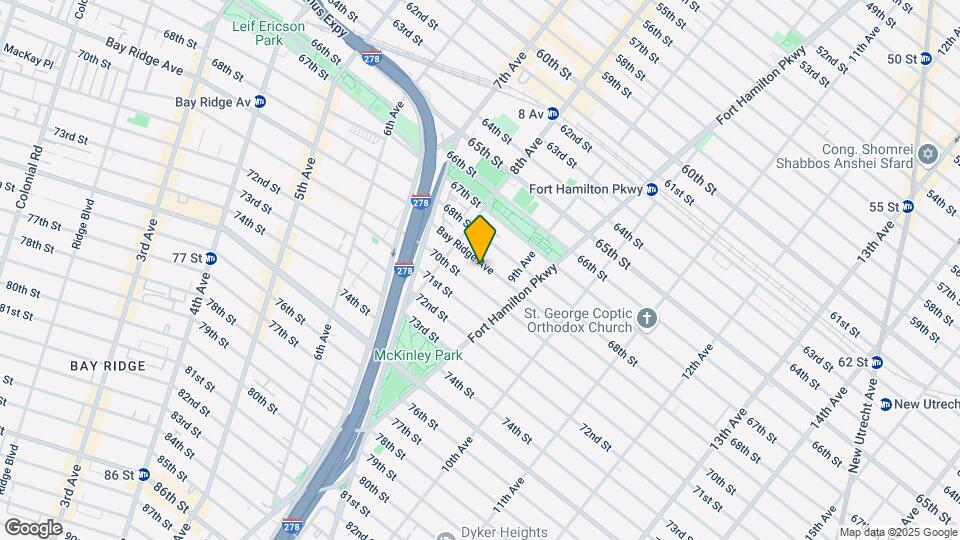 846 Bay Ridge Ave Map and Location Details
