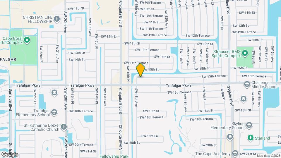 1418 SW 15th Terrace Map and Location Details