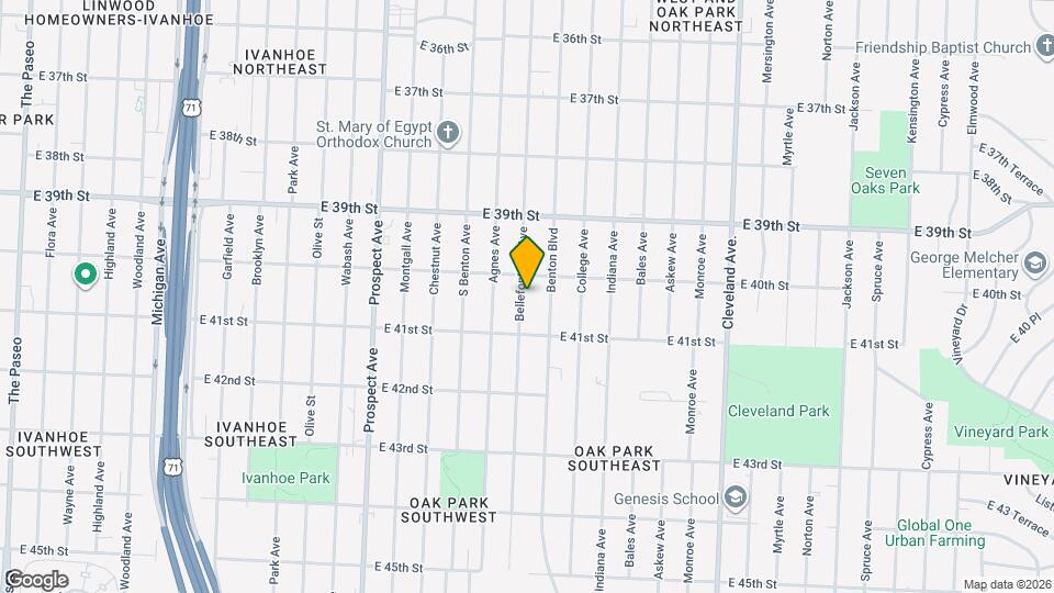 4013 Bellefontaine Ave Mapa y Detalles de la Ubicación