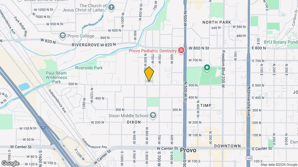 792 500 N Map and Location Details