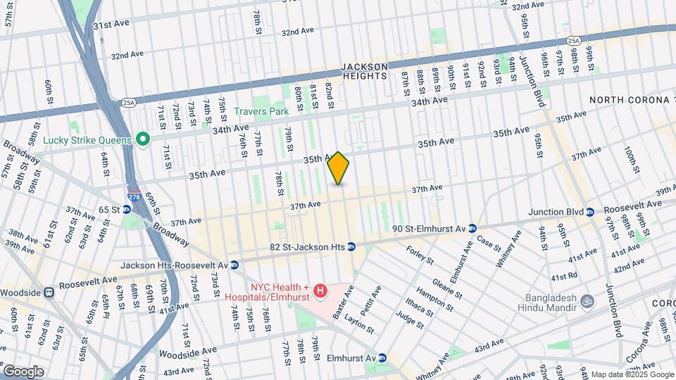 35-50 82nd St-Unit -4F Map and Location Details