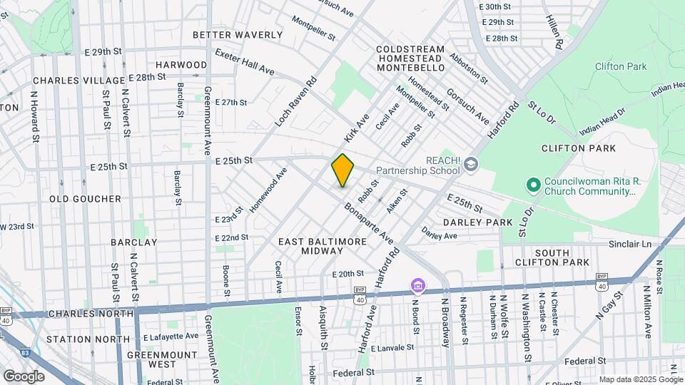 2300 Garrett Ave, Unit Efficiency Map and Location Details