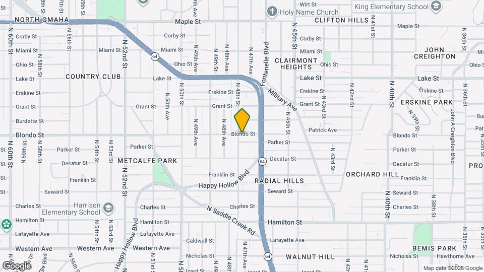 1909 N 48th St Map and Location Details