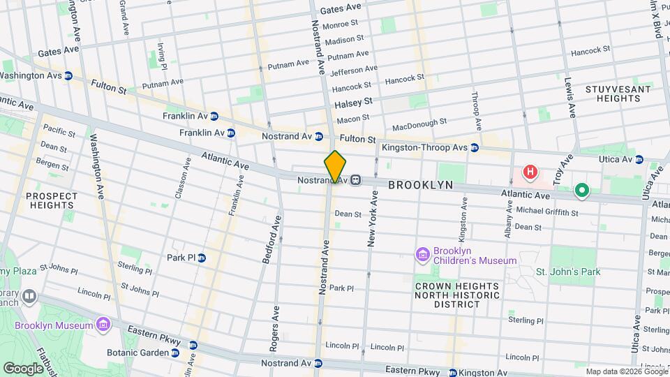 565 Nostrand Ave Map and Location Details