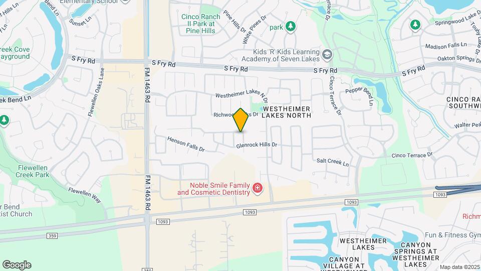 6314 Bennington Springs Dr Map and Location Details