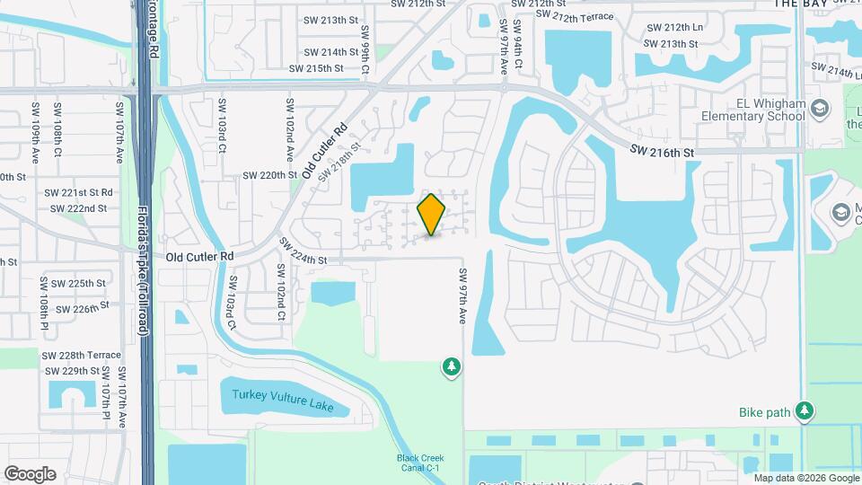 9834 SW 222nd Terrace Map and Location Details