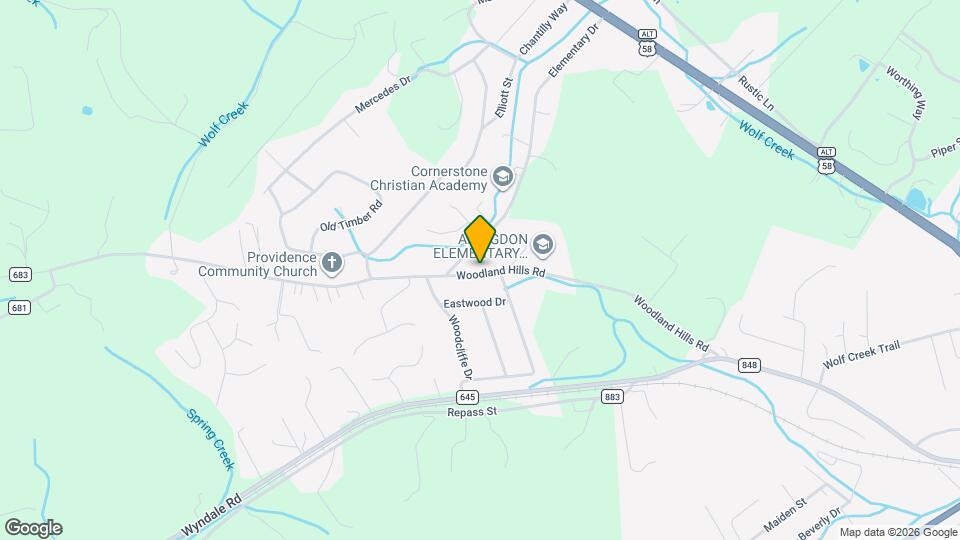 19359 Woodland Hills Rd Map and Location Details