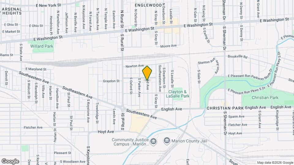 316 S Oakland Ave Map and Location Details