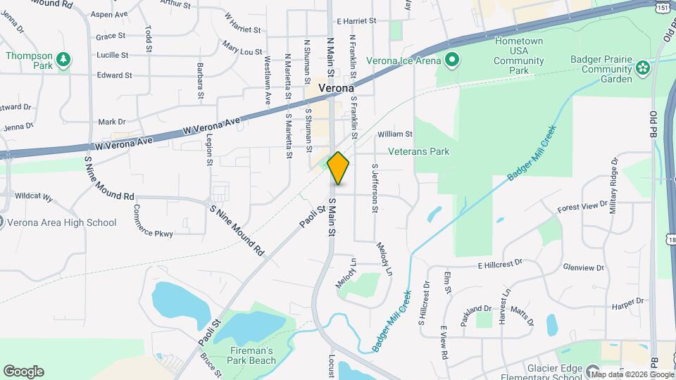 100 Valley View St Map and Location Details