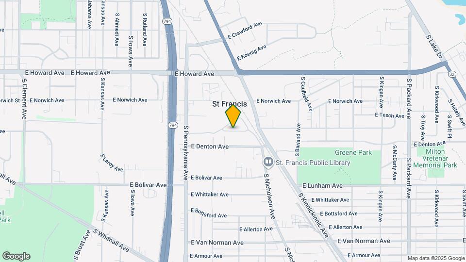 2819 Hidden Dr Map and Location Details